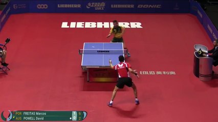 2017 Men's World Cup Highlights I Marcos Freitas vs David Powell (Group)