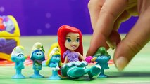 Podwodne Smerfy - Disney Princess & Smerfy Stikeez Lidl - Bajki dla dzieci