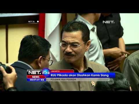 Jika Rapat Paripurna RUU Pilkada Tak Temui Kesepakatan, Sistem Voting Akan Dilakukan -NET24