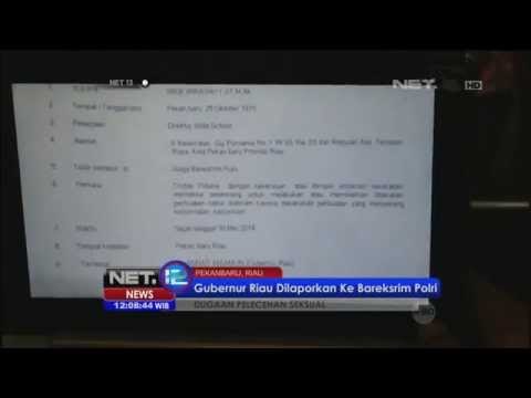 Gubernur Riau Annas Maakmun dituding lakukan pelecehan seksual - NET12