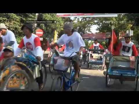 Simpatisan konvoi dukung Jokowi dan Kiai gelar deklarasi dukung Prabowo - IMS