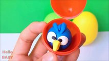 Learn Colours with Surprise Nesting Eggs! Opening Surprise Eggs with Kinder Egg Inside! Lesson 1