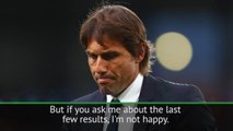 Chelsea's Conte is 'unhappy'