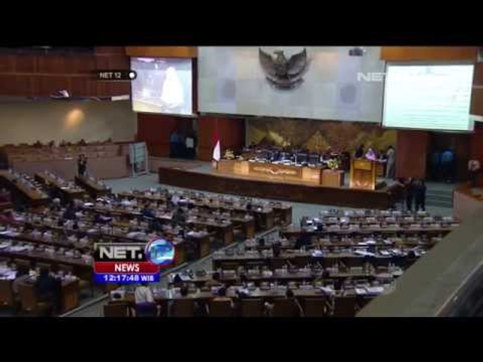 Live Report Paripurna DPR membahas sejumlah RUU diantaranya RUU Pilkada - NET12