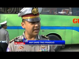 Download Video: Petugas Polres Ponorogo dan Dinas Perhubungan lakukan razia kelayakan angkutan umum - NET12