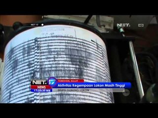 Warga Bersihkan Rumah Pascaerupsi Gunung Lokon -NET17