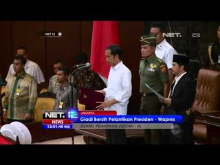 Gladi Bersih Pelantikan Jokowi-JK -NET12