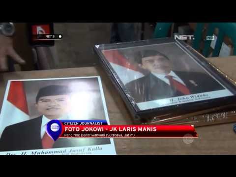 Foto Presiden dan Wakil Presiden Jokowi-JK laris manis - NET5