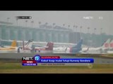 Kabut asap yang terjadi di Balikpapan mulai tutupi runway bandara - NET17