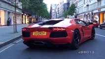 Crazy Lamborghini Aventador Ride - Brutal Accelerations, Downshifts and Revs in the City