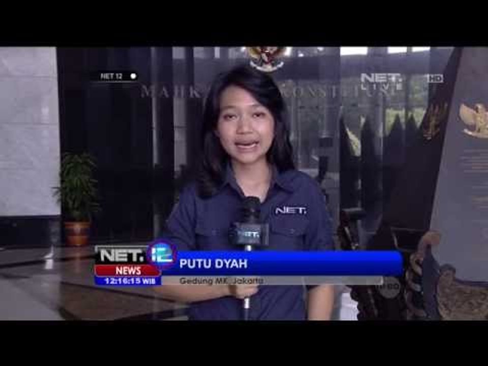 Live Report putusan MK UUMD3 - NET12