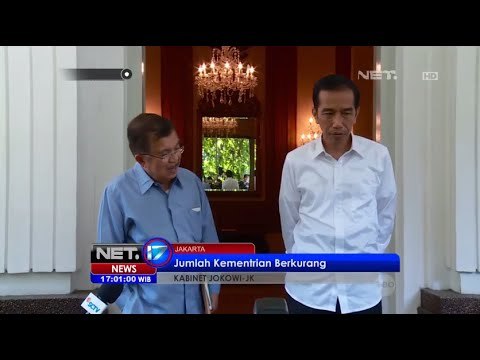 Kabinet Jokowi JK berkurang menjadi 33 kementrian - NET17