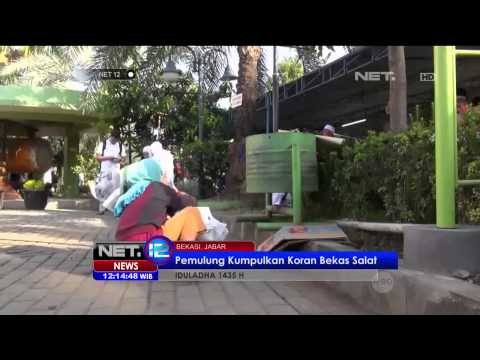 Berkah Idul Adha untuk pemulung koran bekas salat - NET12