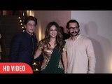 Shahrukh Khan With Wife Gauri Khan At Aamir Khan's Diwali Party 2017 - VIralbollywood