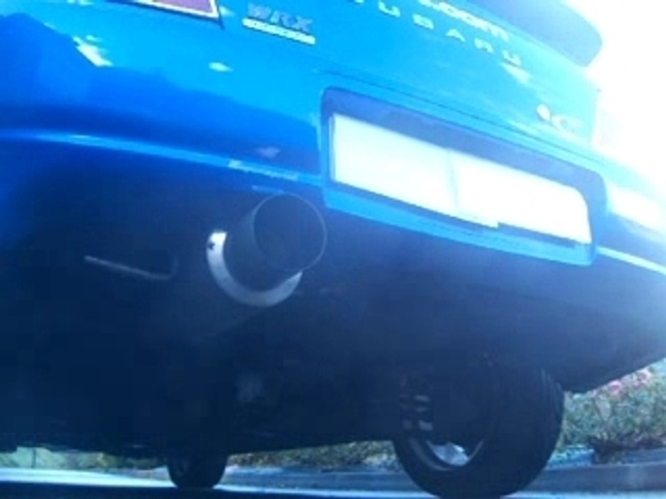 Subaru WRX Petersub73 CatBack Inox MAISON Sortie 110