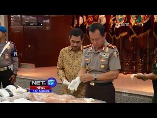 Kepolisian RI amankan lebih dari 70 kg shabu dari sindikat Narkotika - Internasional NET17