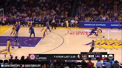 Lonzo Ball vs Patrick Beverley CRAZY Beef Highlights (2017.10.19) - Calling Lonzo a "B#tch"