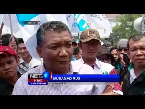 Demo Buruh Tuntut Kenaikan UPM 30% - NET17