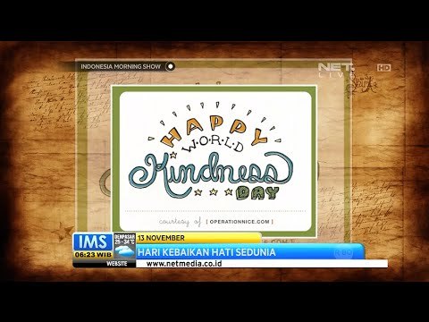 Today's History 13 November Hari Kebaikan Dunia - IMS