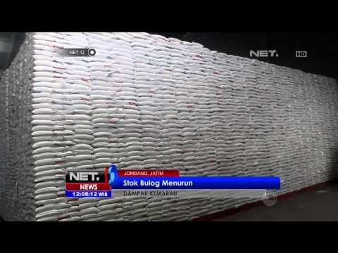 Stok Beras Bulog di Surabaya Menurun - NET12