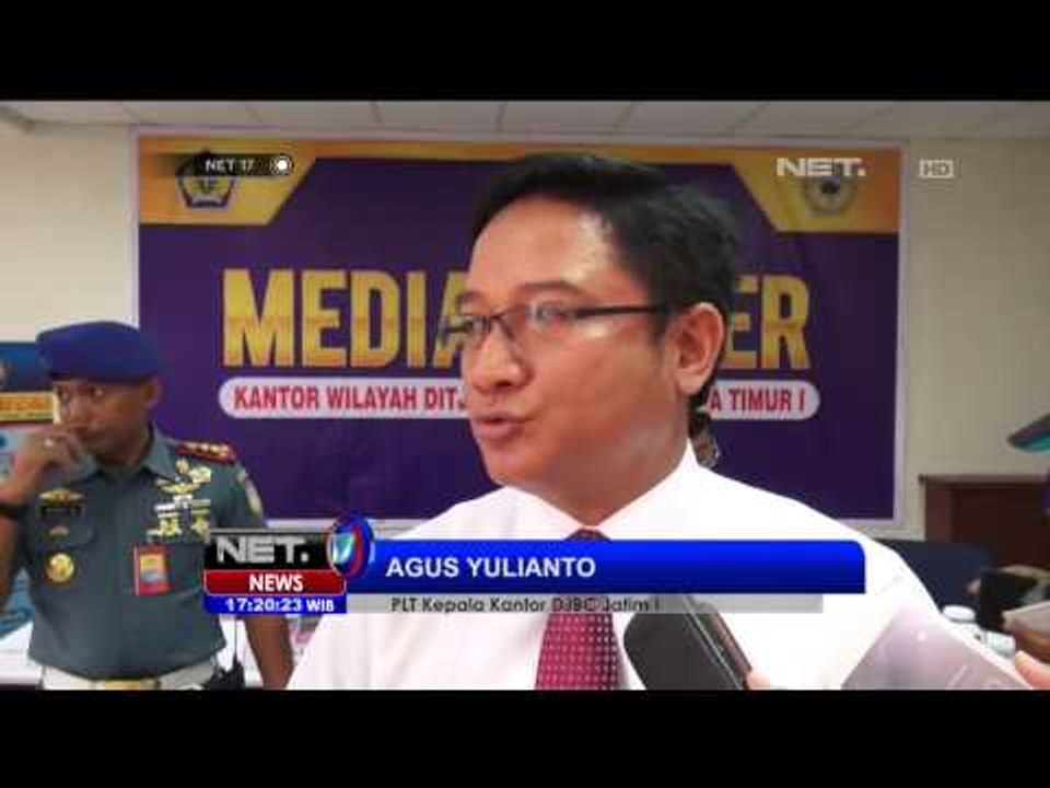 Petugas bea cukai gagalkan penyelundupan sabu senilai 3 M di Bandara Juanda - NET17