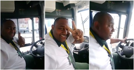 A ousadia de um motorista que fez um vídeo com o autocarro em movimento... ATÉ DÁ ARREPIOS!