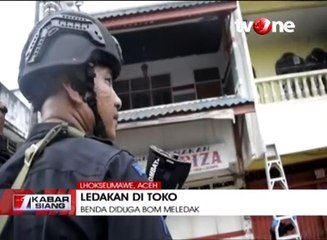 Benda Diduga Bom Meledak di Pertokoan