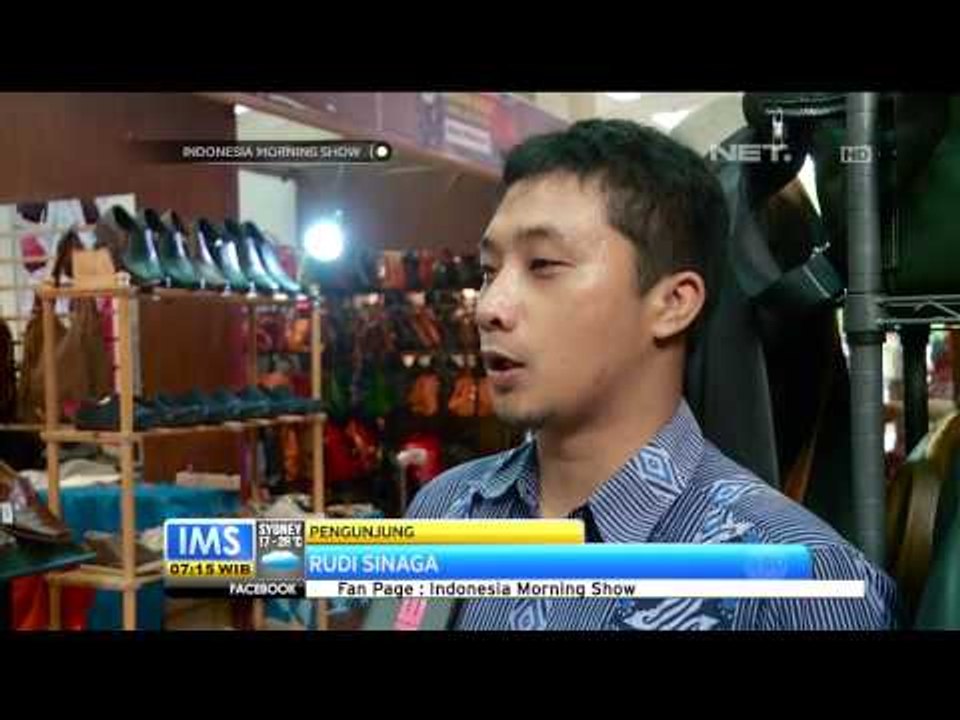Pameran produk berbahan kulit buatan lokal - IMS