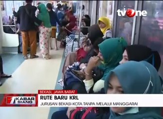 Rute Baru KRL Bekasi Kota-Jakarta Lebih Singkat