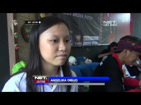 Topeng malangan berbahan kertas - NET Jatim