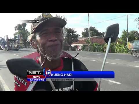 Kusno Hadi Lanjutkan Perjalanan Berjalan Mundur Temui Presiden Jokowi -NET12