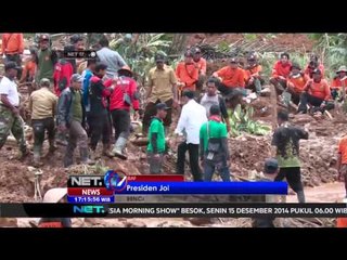 Presiden Jokowi Mengimbau Warga Banjarnegara Waspadai Longsor SUsulan -NET17
