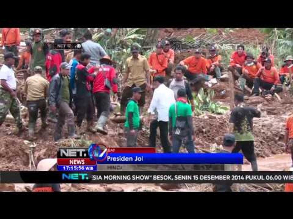 Presiden Jokowi Mengimbau Warga Banjarnegara Waspadai Longsor SUsulan -NET17
