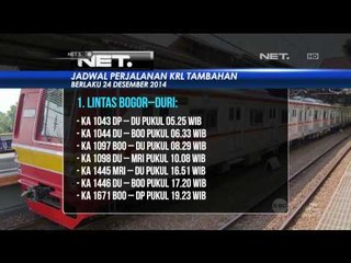 Penambahan Rute KRL di Jakarta - NET5