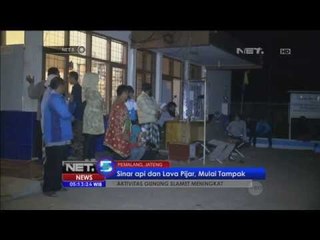 Sinar Api dan Lava Pijar Gunung Slamet Mulai Tampak -NET5
