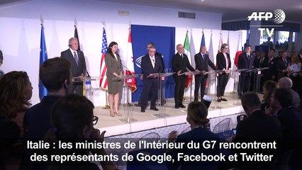 Propagande "terroriste": accord entre G7 et géants de l'internet