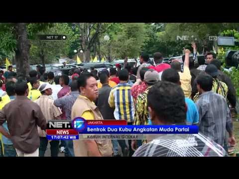 2 Kelompok Massa dengan Seragam Angkatan Muda Partai Golkar Saling Serang -NET17