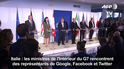 Propagande "terroriste": accord entre G7 et géants de l'internet