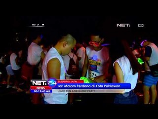 Tren Ajang Lari Malam di Surabaya -NET24