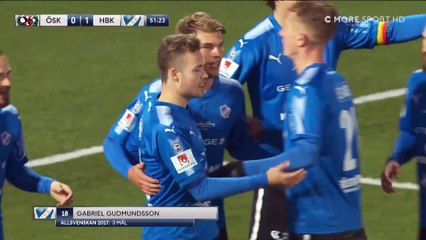 0-1 Gabriel Gudmundsson Goal Sweden  Allsvenskan - 20.10.2017 Örebro SK 0-1 Halmstads BK