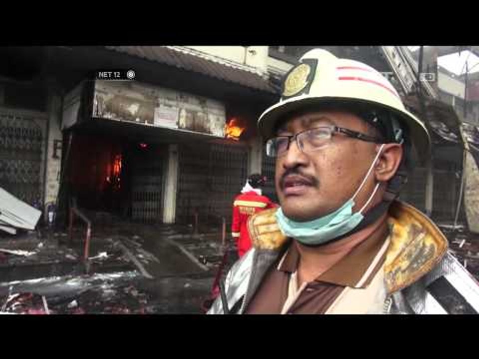 Kebakaran yang melanda pasar Klewer menyebabkan kerugian hingga 10 Triliun rupiah - NET12