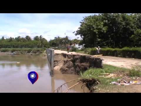 Jalan penghubung antar desa di Jember amblas - IMS