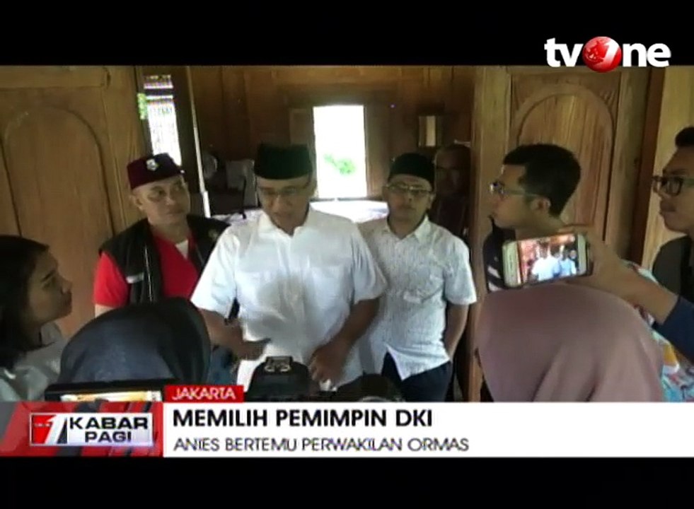 Anies Temui Perwakilan Ormas di Kediamannya