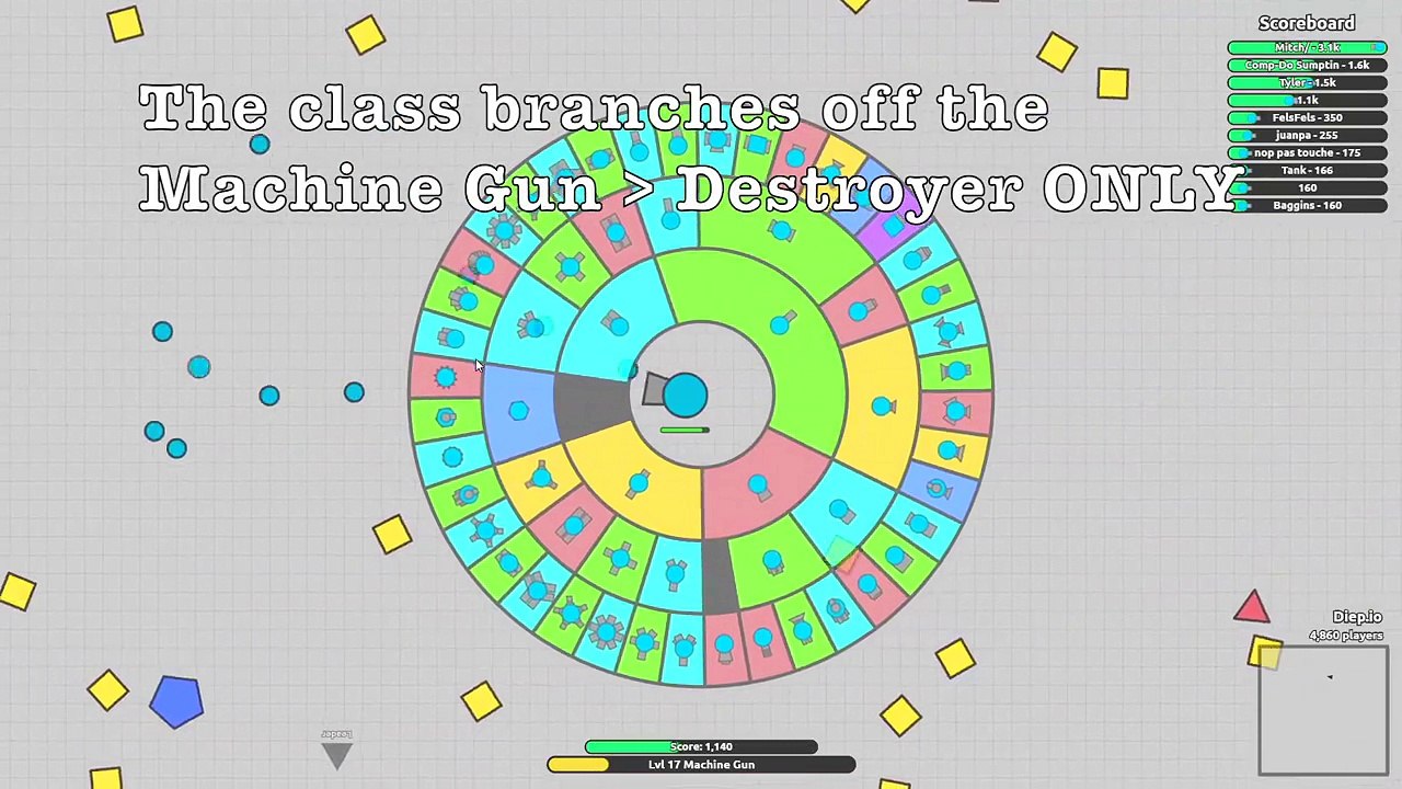 CRAZY NEW DIEP.IO SKIMMER TANK!! // vs Boss // 250K+ First Attempt (Diep.io Update)