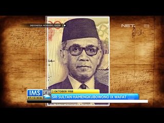 Today's History 2 Oktober 1988 Sri Sultan Hamengkubowono meninggal - IMS