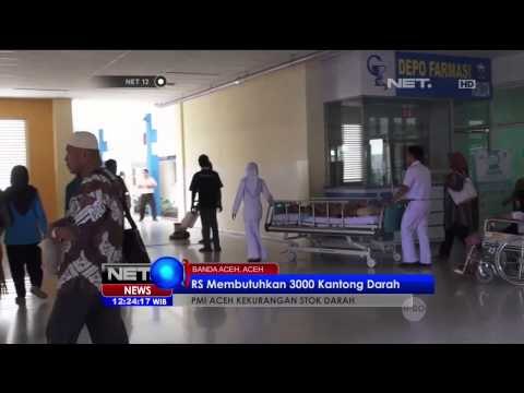 PMI Aceh Kekurangan Stok Darah - NET12