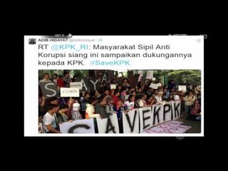 Penggiat Media Sosial Suarakan Tagar #SaveKPK - NET17