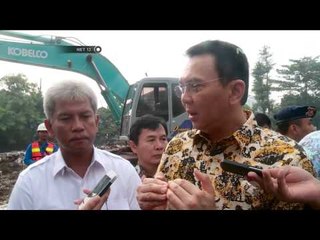 Ahok blusukan di tanggul kali Sunter - NET12