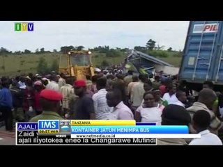 Tabrakan antara bus dan truk di Tanzania - IMS