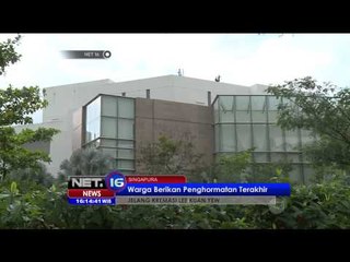 Live Report Persiapan Kremasi Lee Kuan Yew - NET16